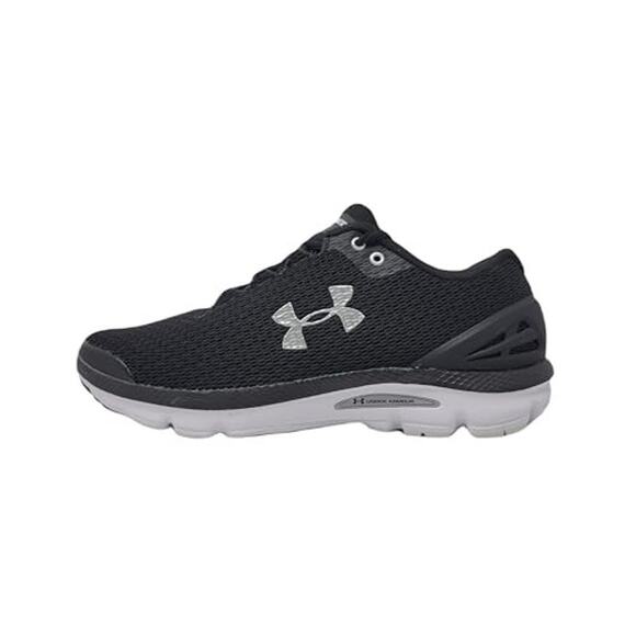 USED Under Armour Mens Charged Gemini 2020 Trainers Shoes, BLK/WHT/Noir, 11 M US - Picture 1 of 3